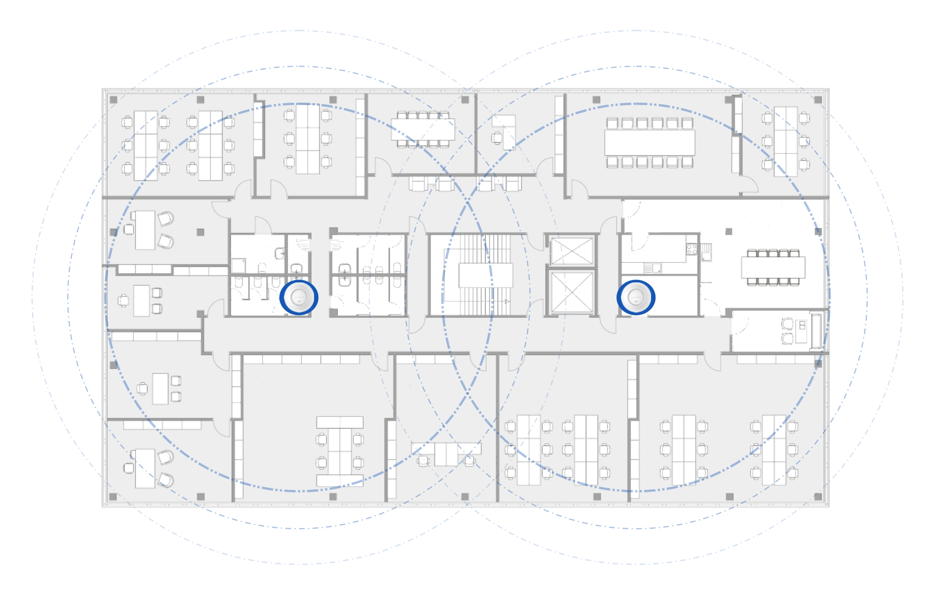 Full WiFi Office Network Coverage